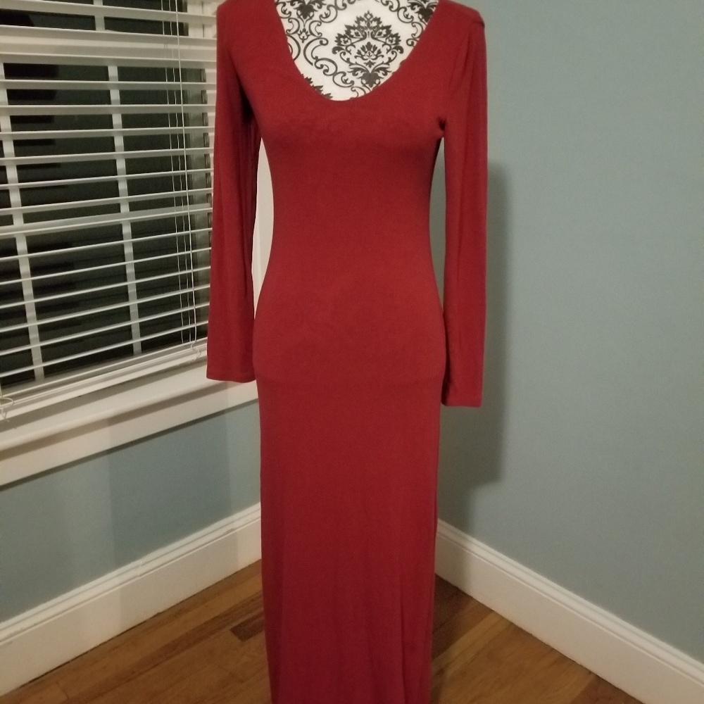 Long sleeve sweater dress